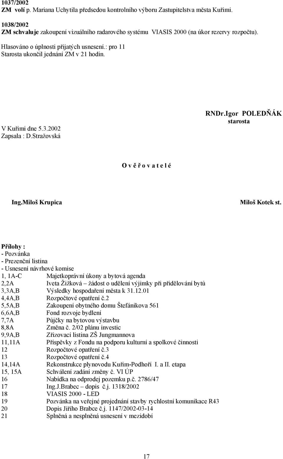Miloš Krupica Miloš Kotek st.