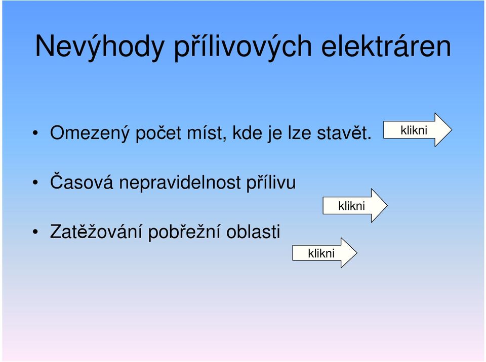 klikni Časová nepravidelnost přílivu