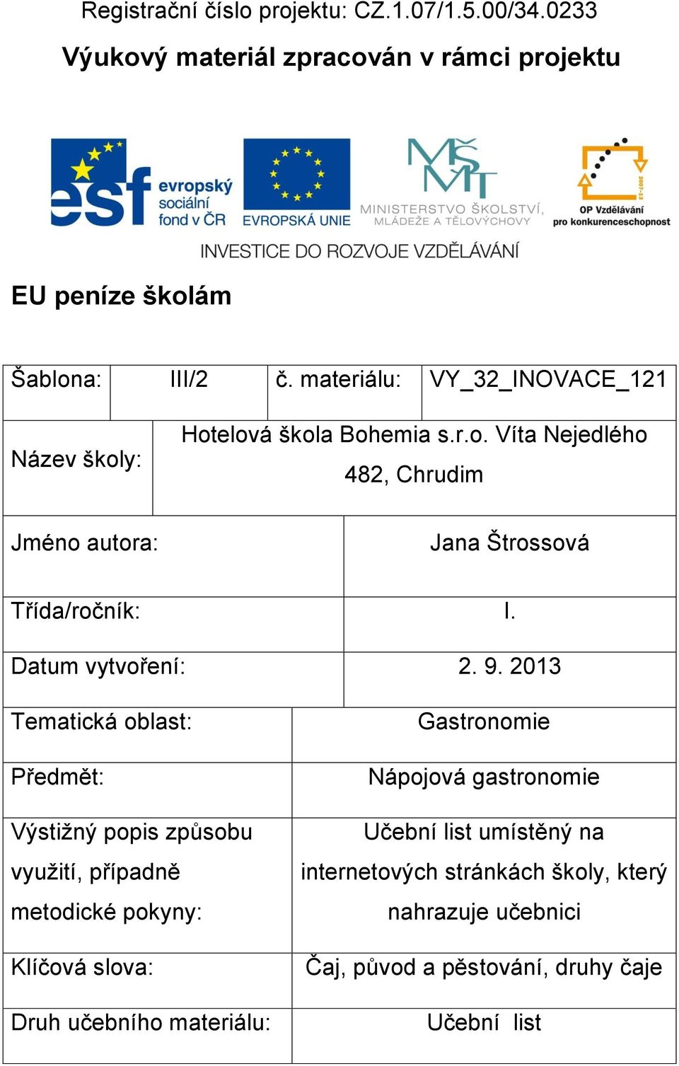 Datum vytvoření: 2. 9.