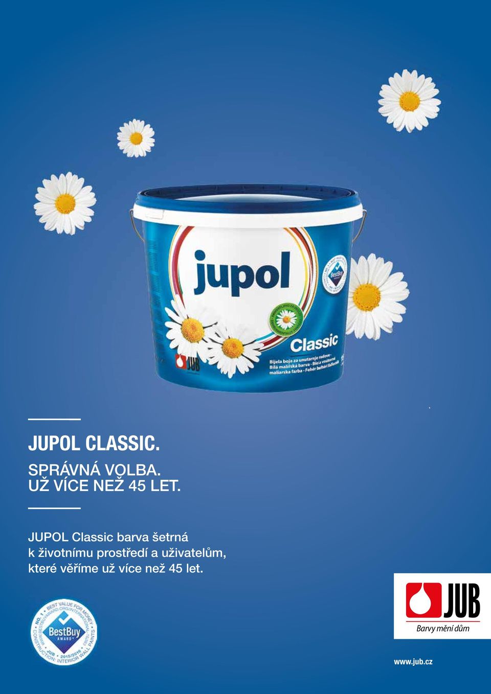 JUPOL Classic barva šetrná k životnímu
