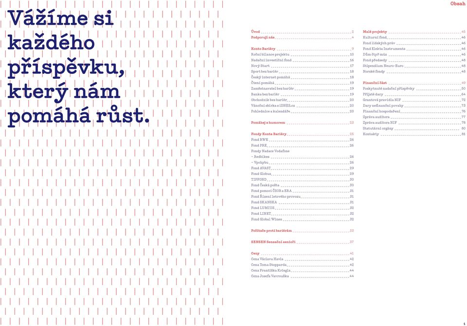 Banka bez bariér 19 Obchodník bez bariér 20 Vánoční sbírka s idnes.