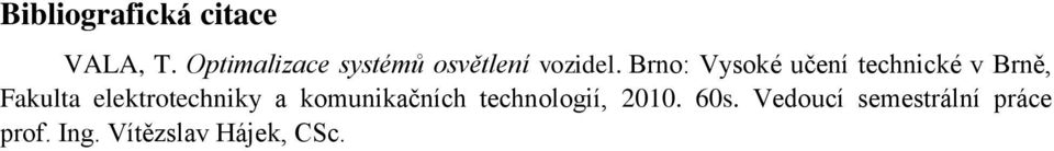 vozidel. Brno:,, 2010. 60s.