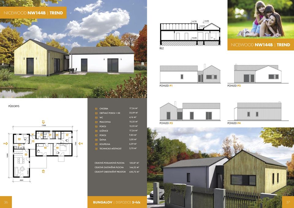 15,53 M 2 POHLED POHLED 17,24 M 2 9,85 M 2 ŠATNA 3,00 M 2 7340 6,59 M 2 TECHNICKÁ