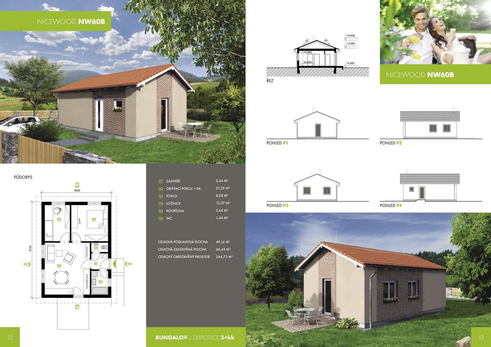2 21,29 M 2 8,28 M 2 12,07 M 2 3,64 M 2 POHLED POHLED 1,44 M