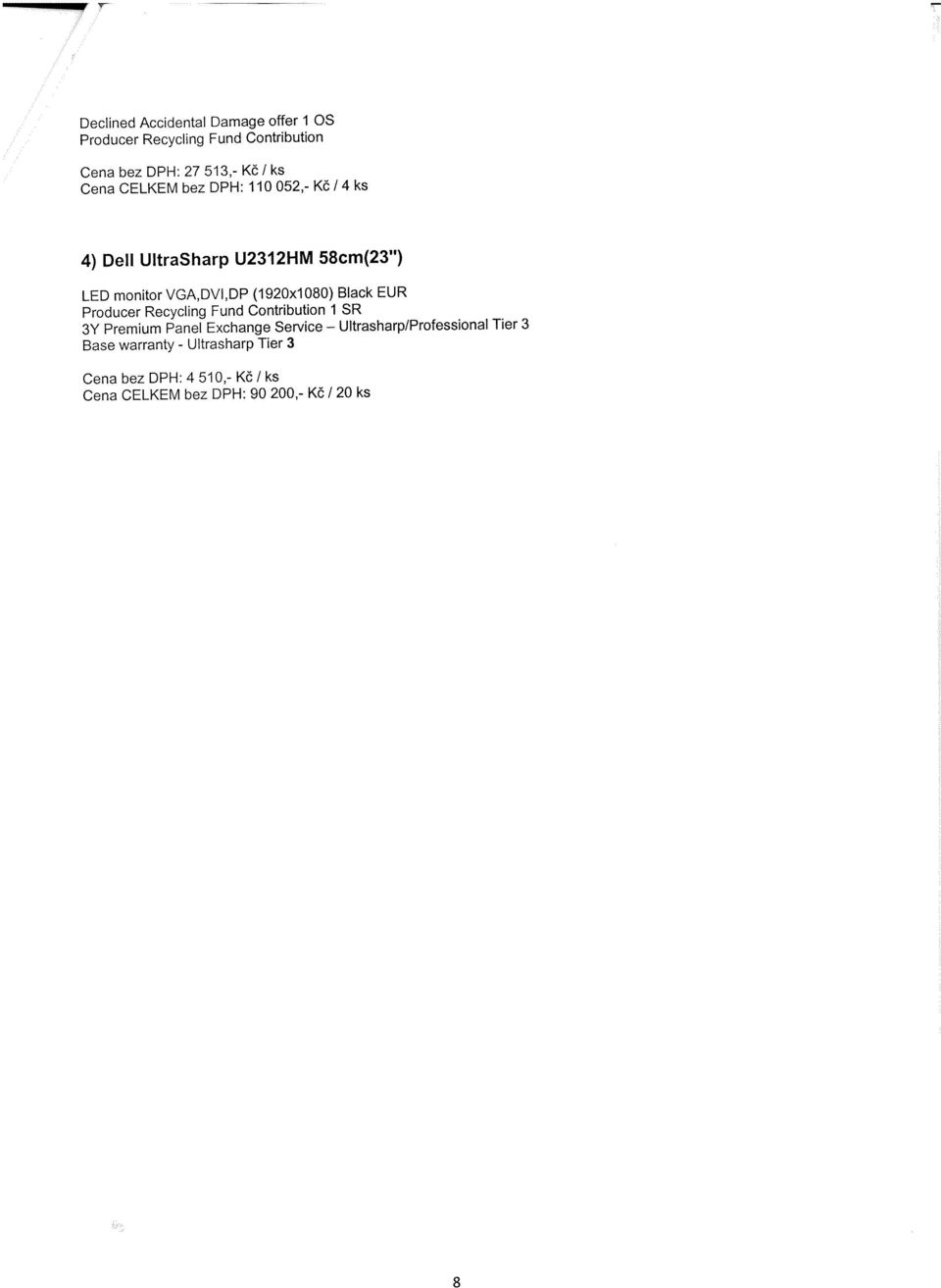 Black EUR Producer Recycling Fund Contribution 1 SR 3Y Premium Panel Exchange Service -