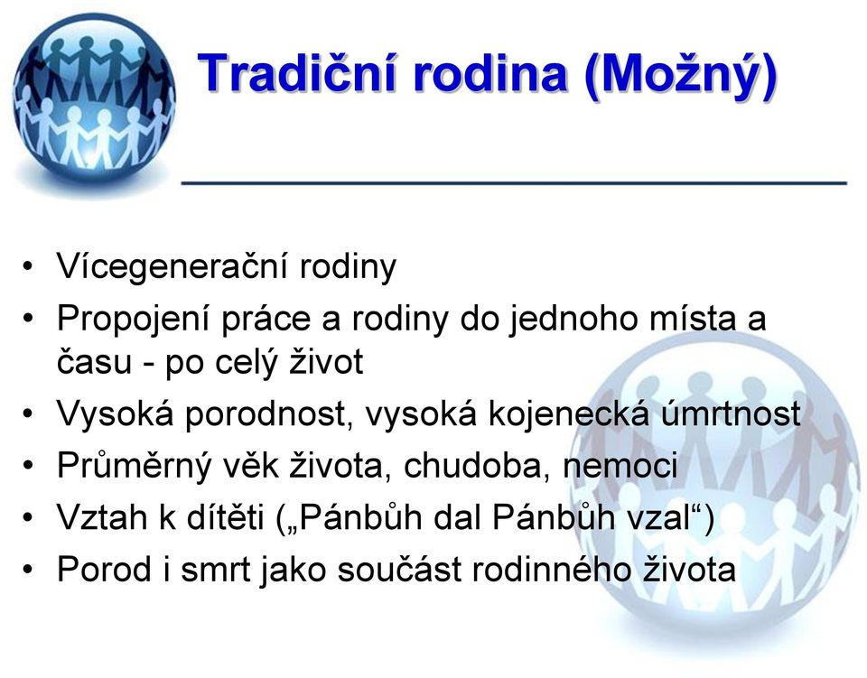 vysoká kojenecká úmrtnost Průměrný věk života, chudoba, nemoci Vztah