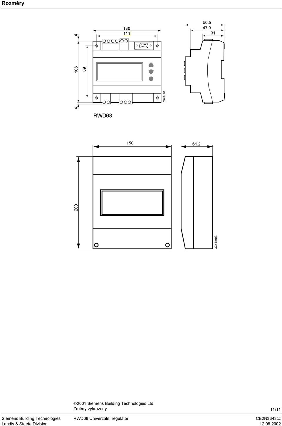 2 3341m03 200 2001 Siemens Building Technologies