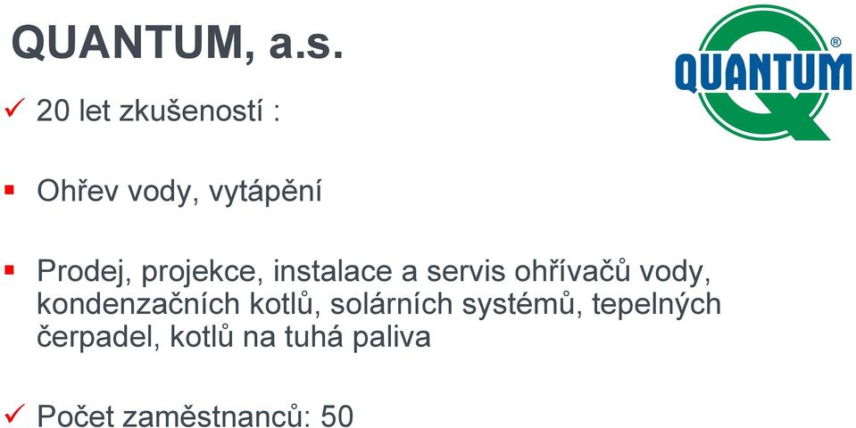 projekce, instalace a servis ohřívačů vody,