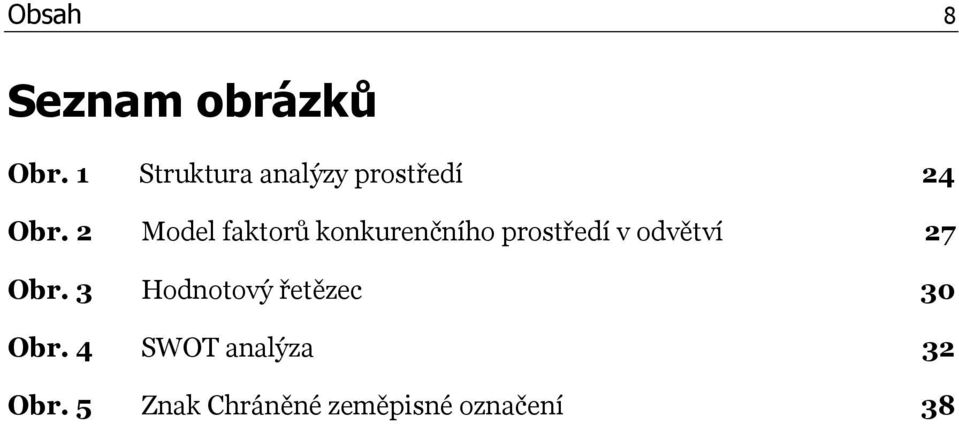 2 Model faktorů konkurenčního prostředí v odvětví 27