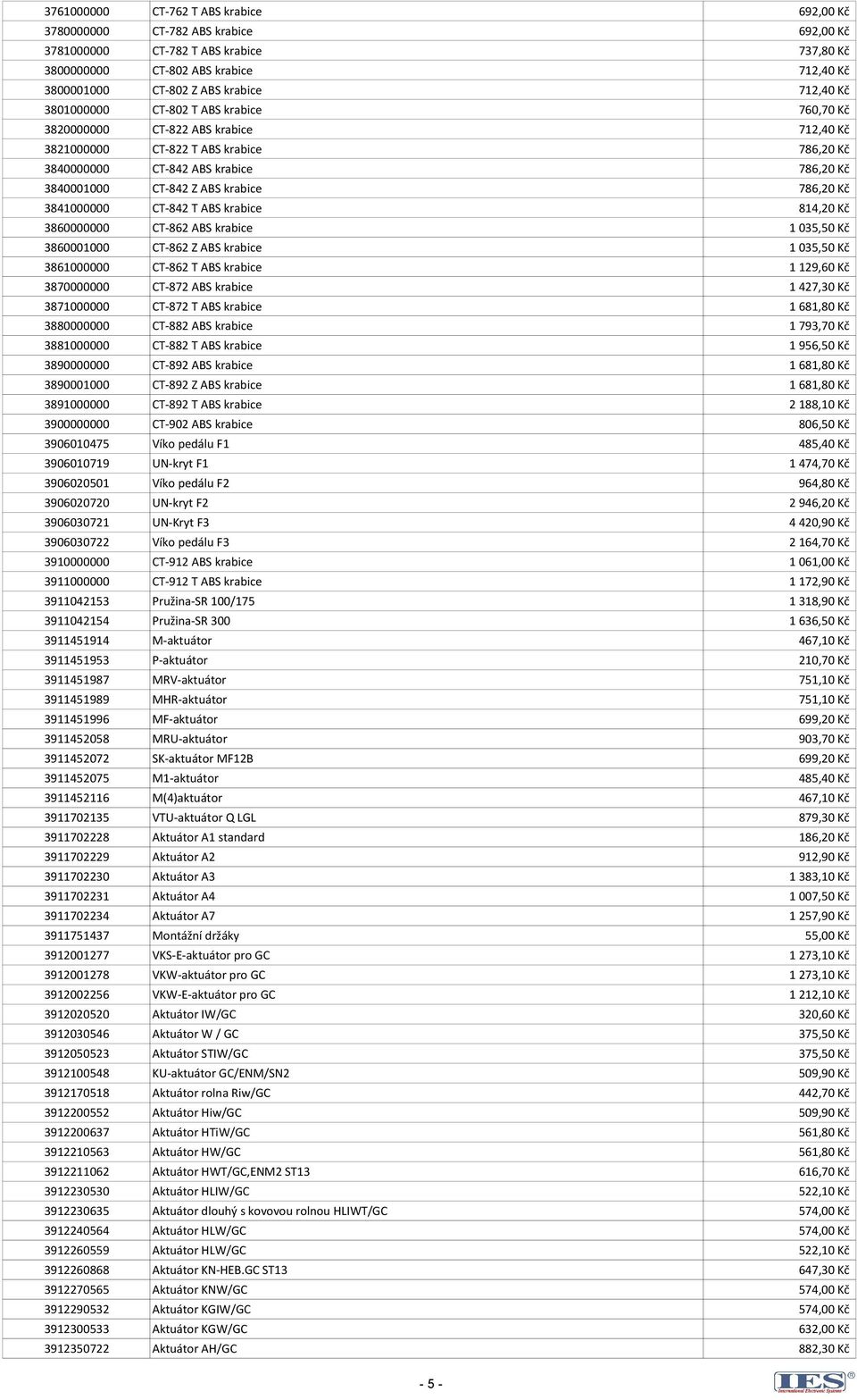 krabice 786,20 Kč 3841000000 CT-842 T ABS krabice 814,20 Kč 3860000000 CT-862 ABS krabice 1 035,50 Kč 3860001000 CT-862 Z ABS krabice 1 035,50 Kč 3861000000 CT-862 T ABS krabice 1 129,60 Kč