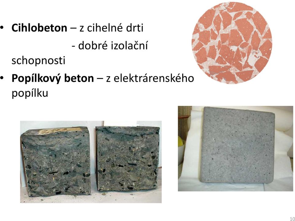 izolační Popílkový beton