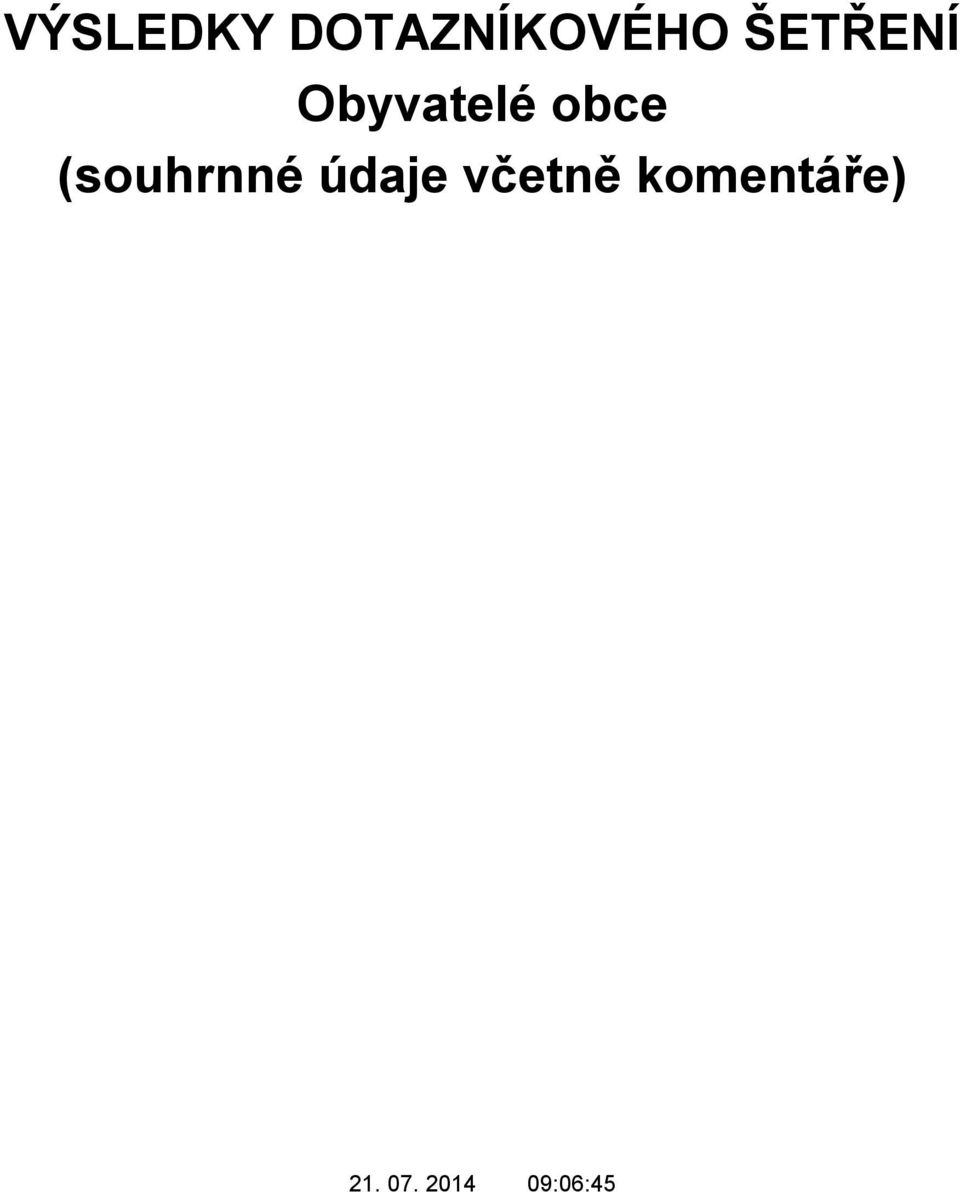 (souhrnné údaje včetně