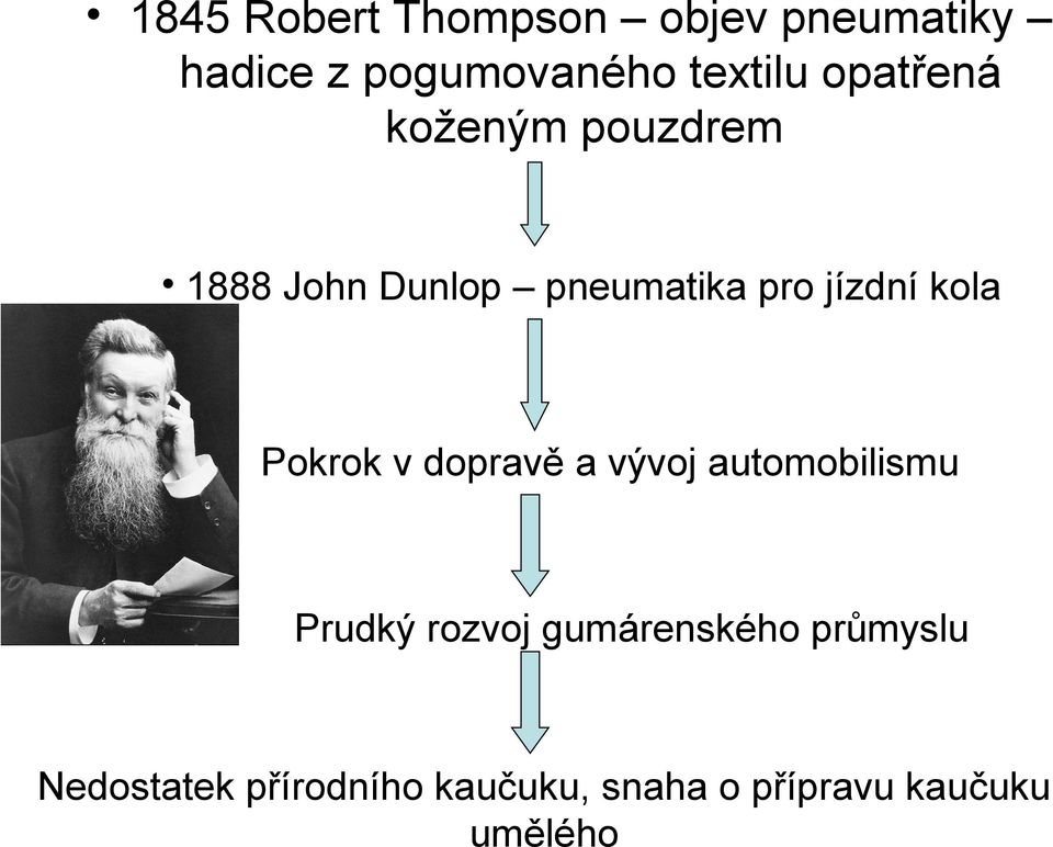 kola Pokrok v dopravě a vývoj automobilismu Prudký rozvoj