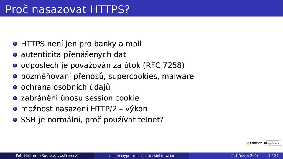 7258) pozměňování přenosů, supercookies, malware ochrana osobních údajů zabránění únosu session