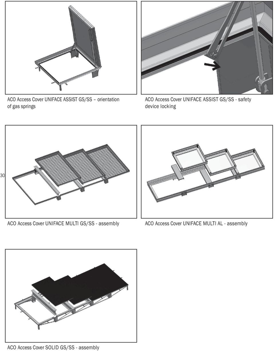 ACO Access Cover UNIFACE MULTI GS/SS - assembly ACO Access Cover