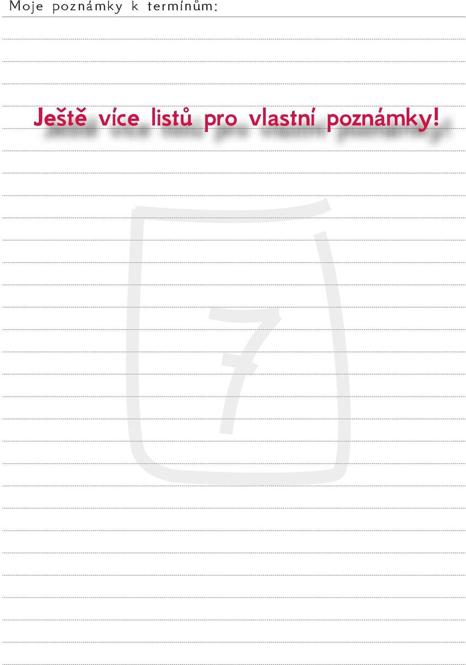 více listů pro