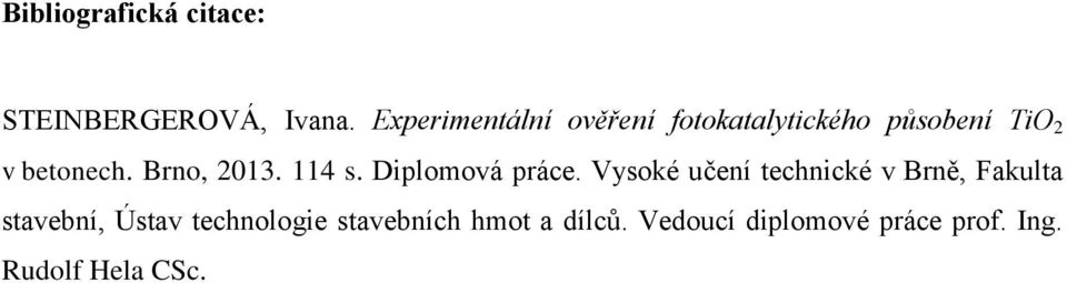 Brno, 2013. 114 s. Diplomová práce.