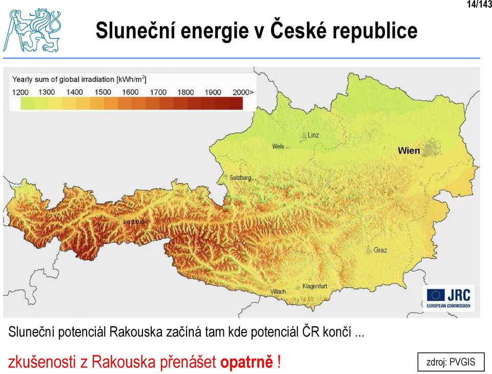 začíná tam kde potenciál ČR končí.