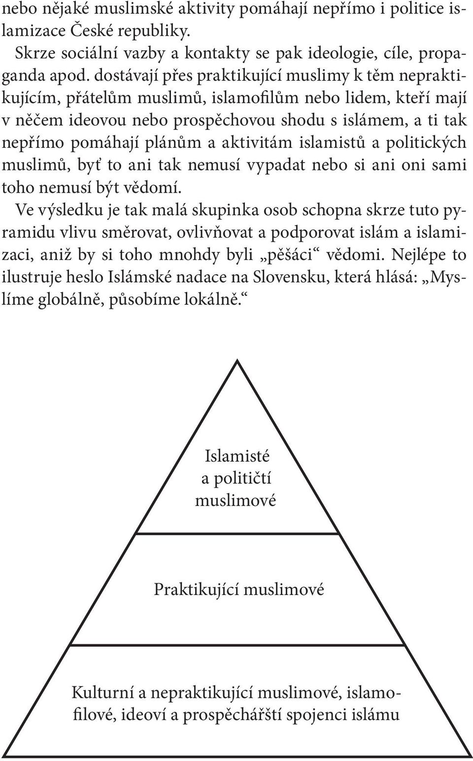 aktivitám islamistů a politických muslimů, byť to ani tak nemusí vypadat nebo si ani oni sami toho nemusí být vědomí.