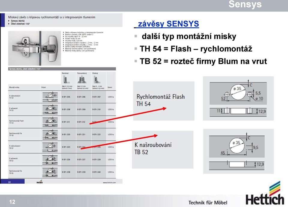 Flash rychlomontáž TB 52 =