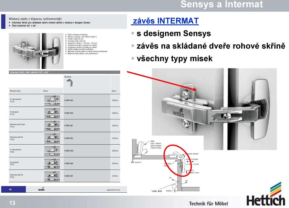 závěs na skládané dveře