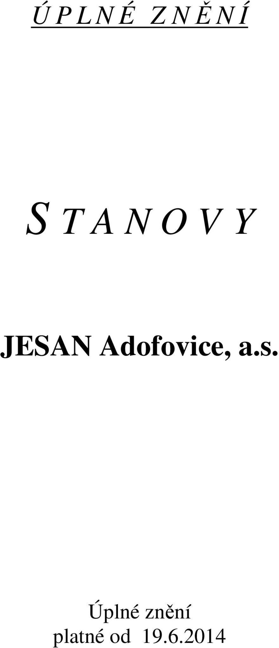 Adofovice, a.s.