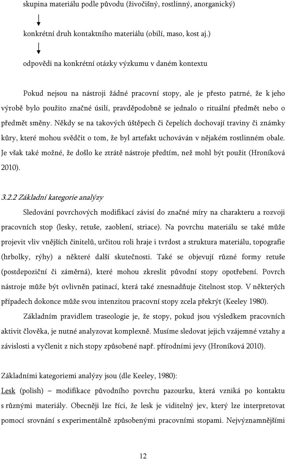 rituální předmět nebo o předmět směny. Někdy se na takových úštěpech či čepelích dochovají traviny či známky kůry, které mohou svědčit o tom, že byl artefakt uchováván v nějakém rostlinném obale.