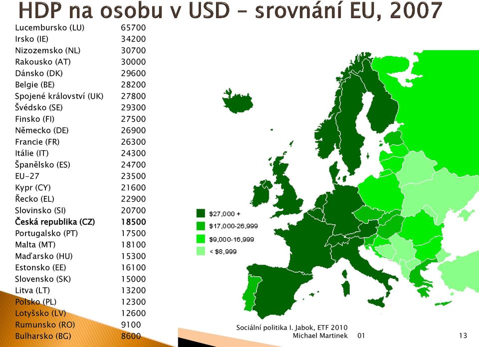 Kypr (CY) 21600 Řecko (EL) 22900 Slovinsko (SI) 20700 Česká republika (CZ) 18500 Portugalsko (PT) 17500 Malta (MT) 18100 Maďarsko (HU)