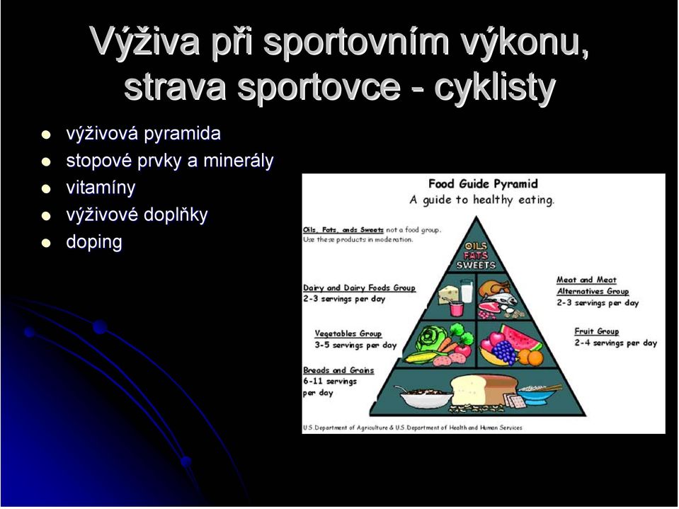 výživová pyramida stopové prvky a