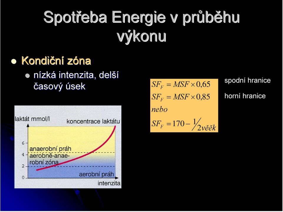 časový úsek SF SF nebo SF F F F = MSF