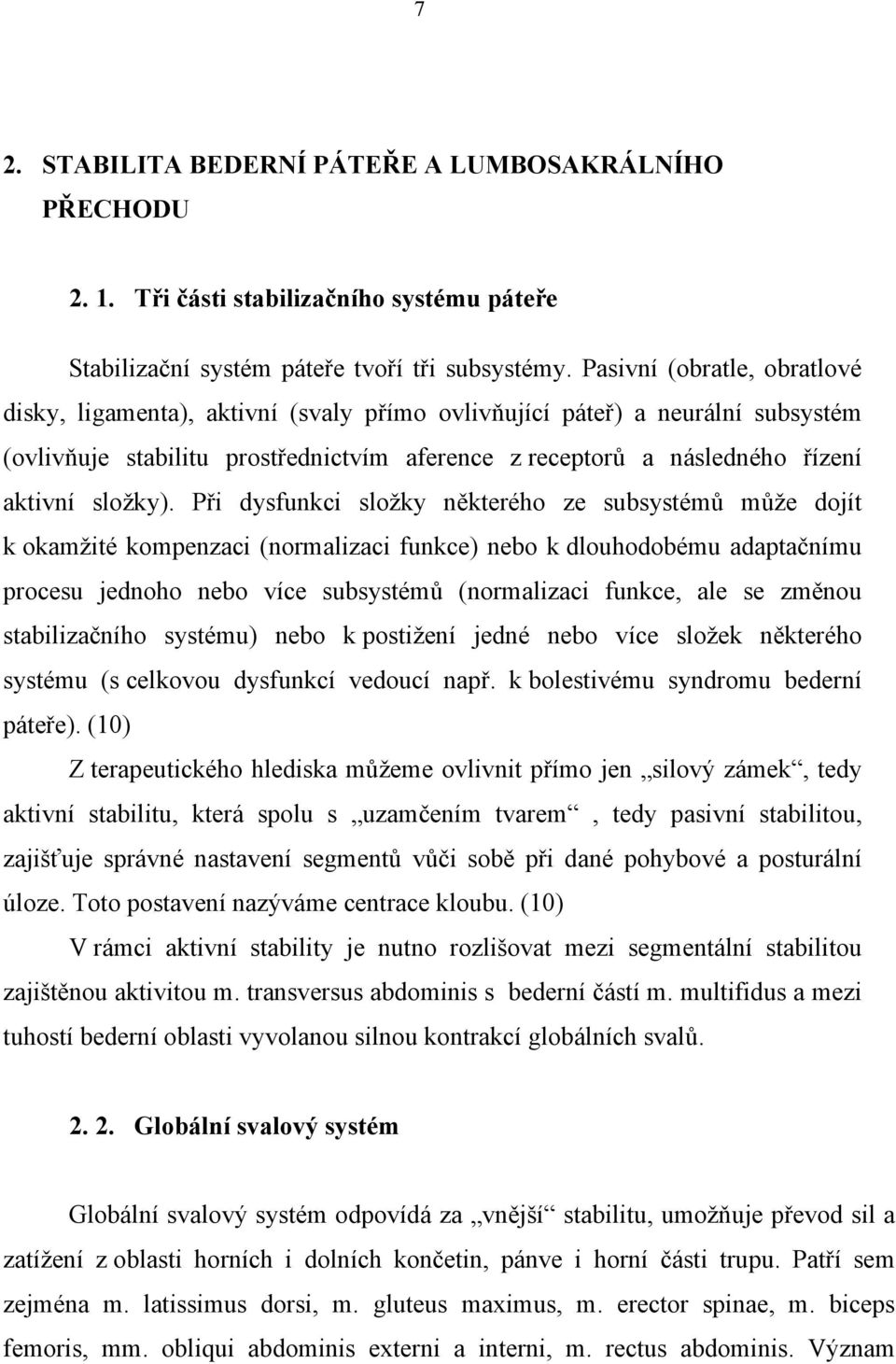 FUNKČNÍ STABILIZACE U BOLESTÍ V KŘÍŽI - PDF Stažení zdarma