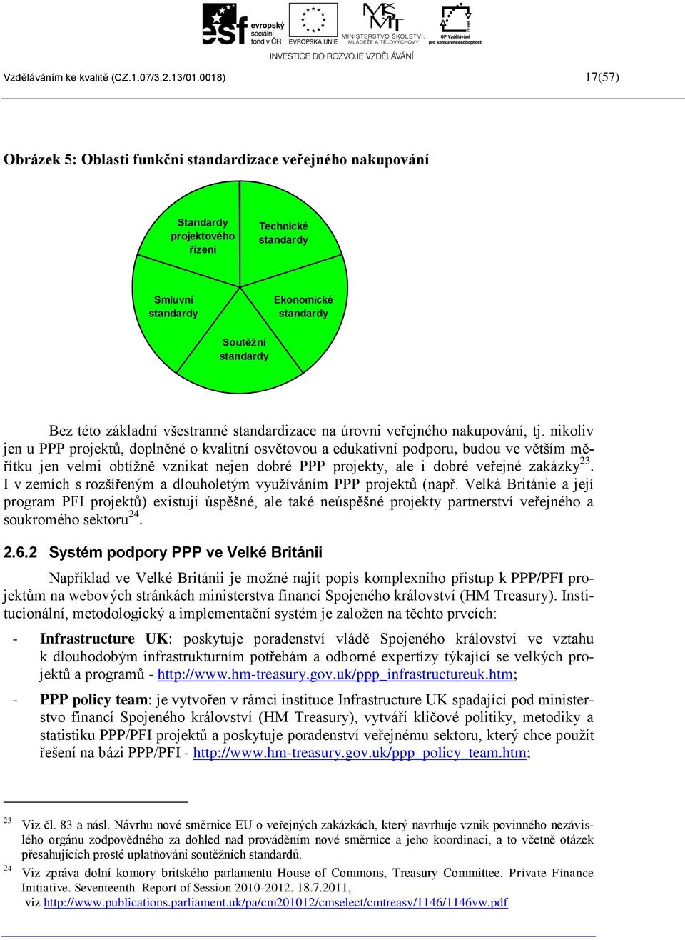 základní všestranné standardizace na úrovni veřejného nakupování, tj.