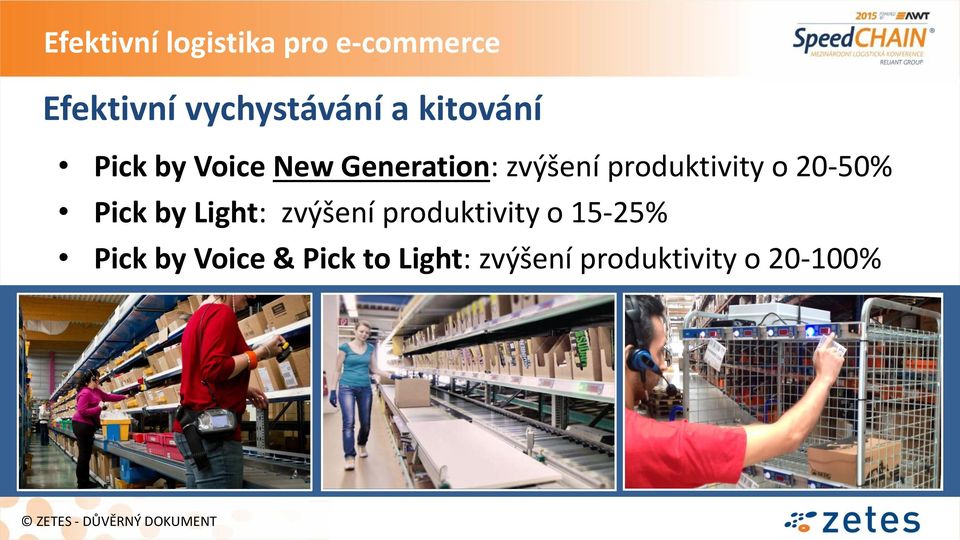 produktivity o 20-50% Pick by Light: zvýšení produktivity