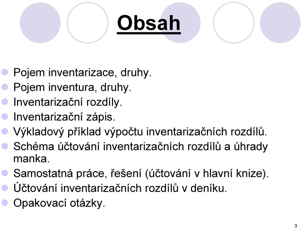 Schéma účtování inventarizačních rozdílů a úhrady manka.