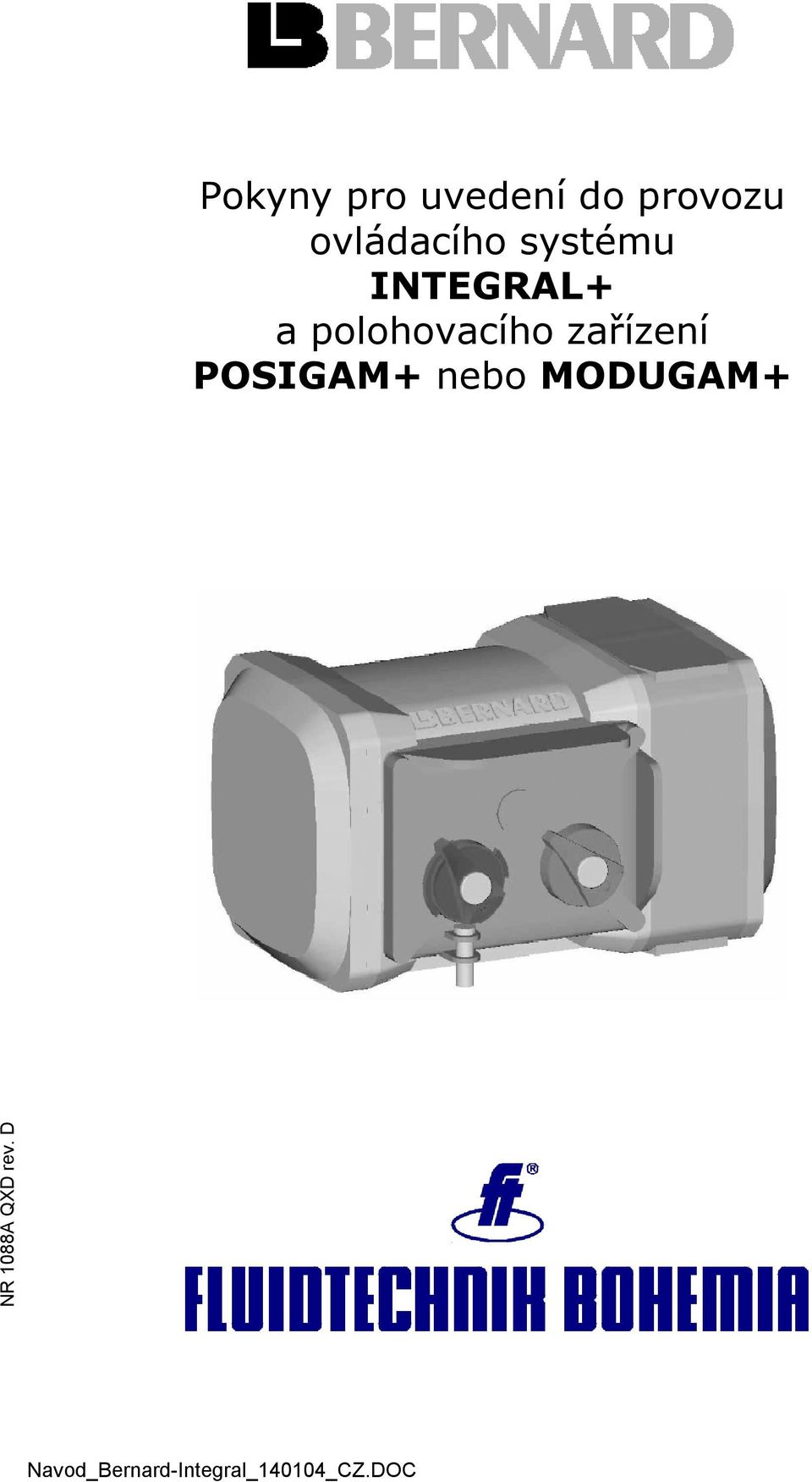 zařízení POSIGAM+ nebo MODUGAM+ NR 1088A