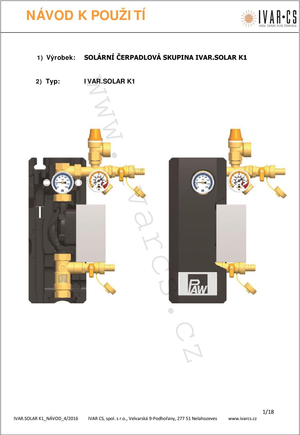 SOLAR K1_NÁVOD_4/2016 IVAR CS, spol