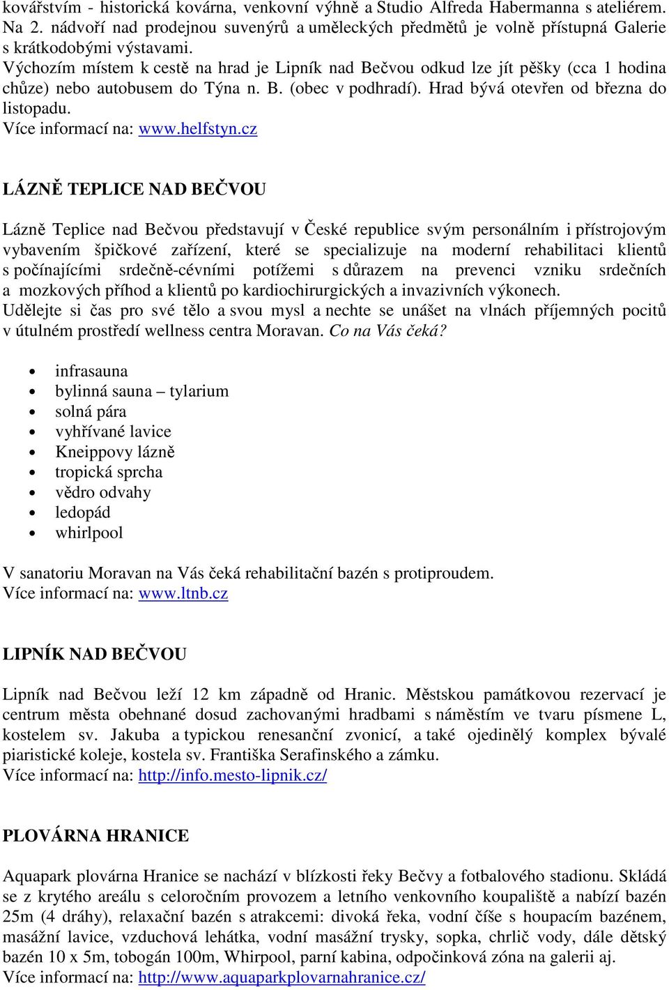 Více informací na: www.helfstyn.