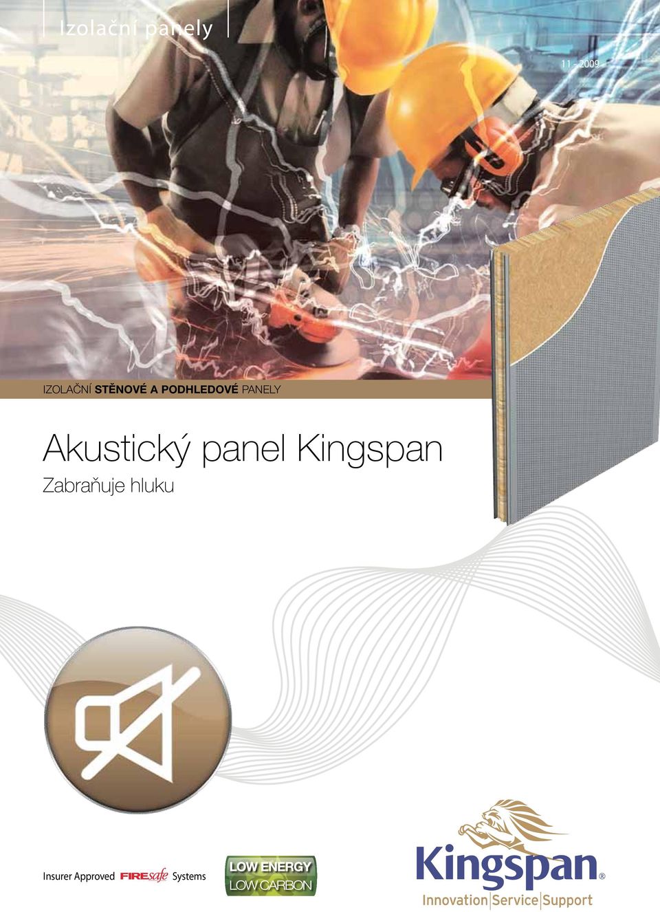 PANELY Akustický panel Kingspan