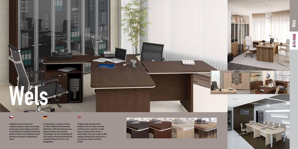 nejnovějších prostor technologií. v Dvoubarevná všech kancelářských Eleganz, Komfort prostor und neuesten v jednotném akrylová stylu.