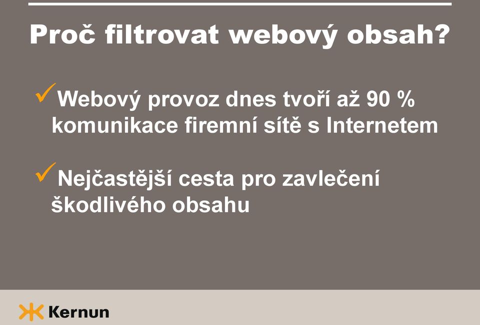 komunikace firemní sítě s Internetem