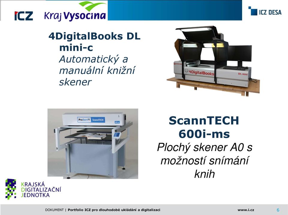 A0 s možností snímání knih DOKUMENT Portfolio