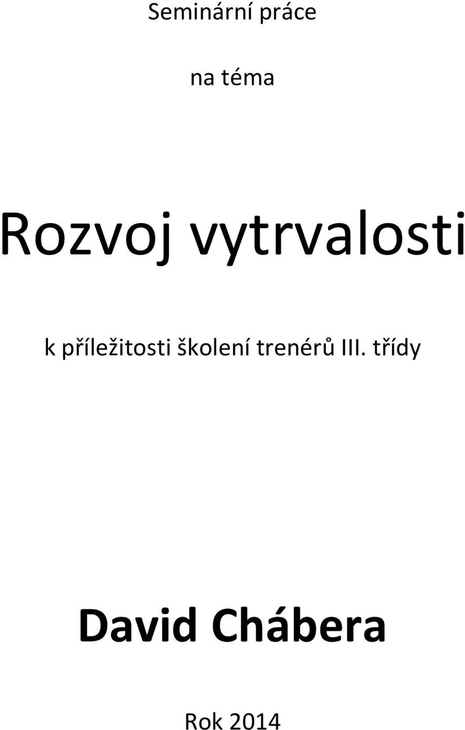 příležitosti školení