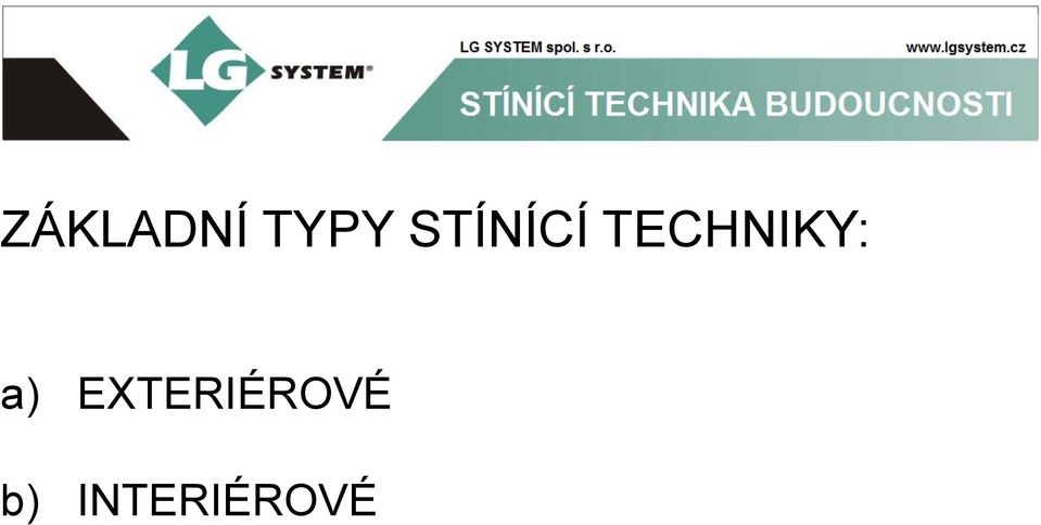 TECHNIKY: a)