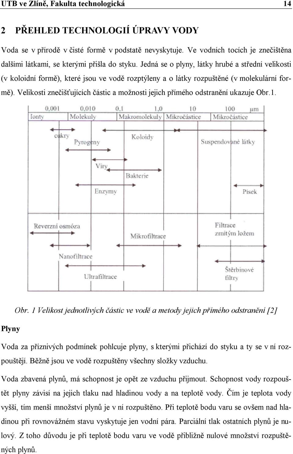 Jedná se o plyny, látky hrubé a střední velikosti (v koloidní formě), které jsou ve vodě rozptýleny a o látky rozpuštěné (v molekulární formě).