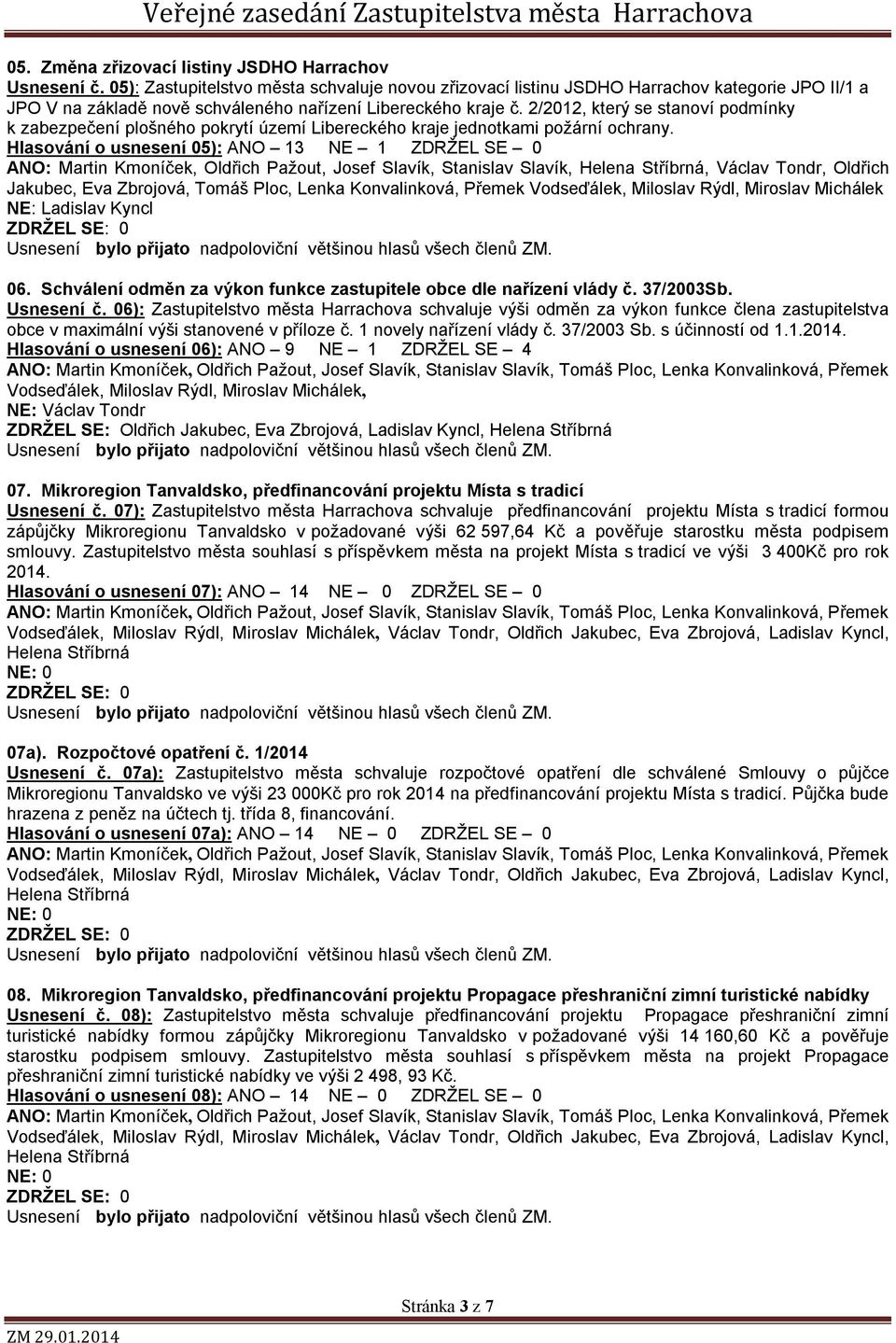 2/2012, který se stanoví podmínky k zabezpečení plošného pokrytí území Libereckého kraje jednotkami požární ochrany.