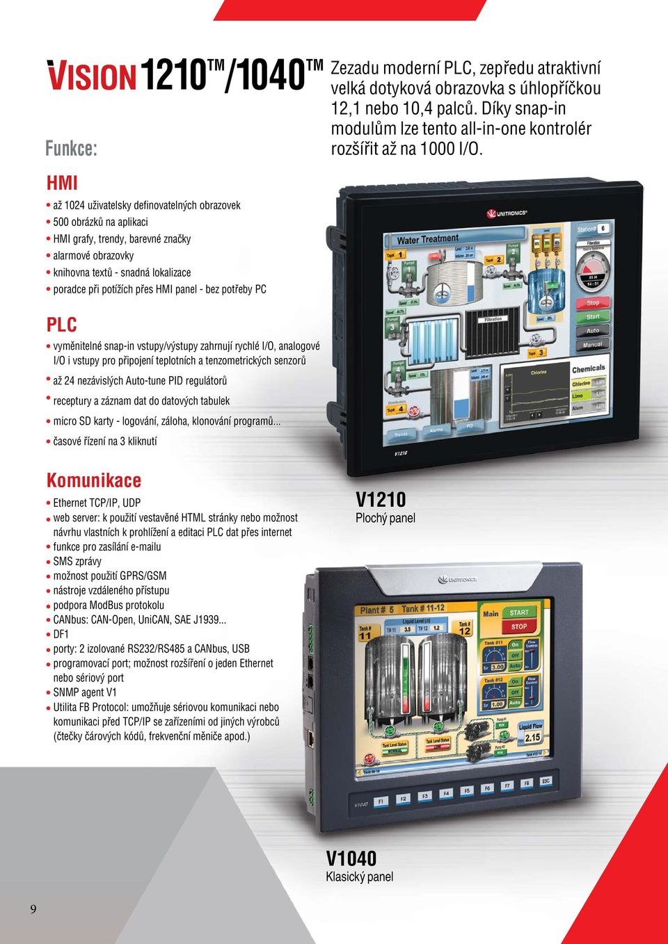 Díky snap-in modulům lze tento all-in-one kontrolér rozšířit až na 1000 I/O.