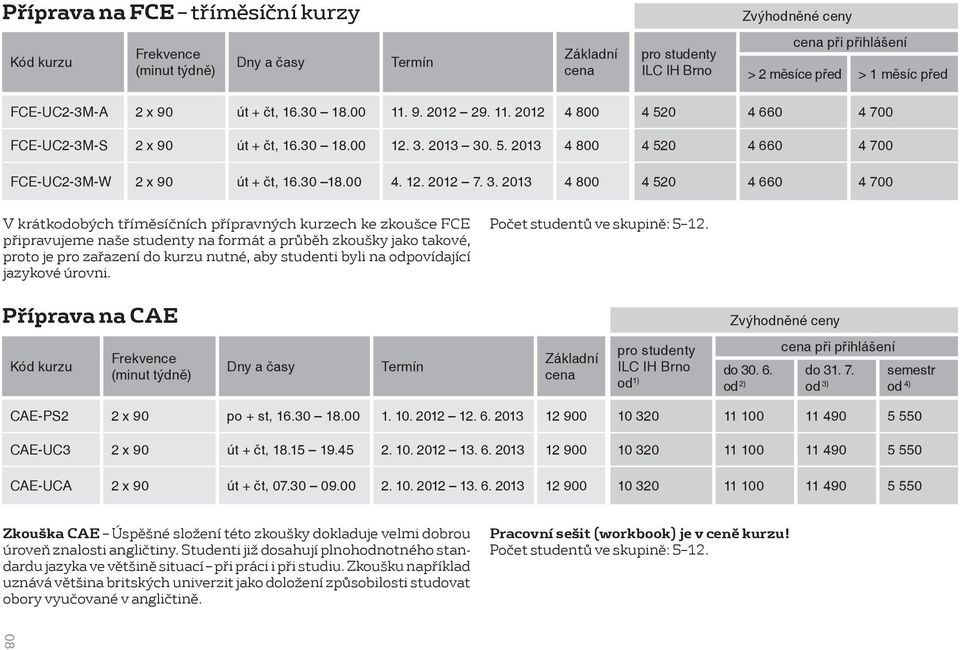 . 5. 2013 4 800 4 520 4 660 4 700 FCE-UC2-3M-W 2 x 90 út + čt, 16.30 18.00 4. 12. 2012 7. 3.