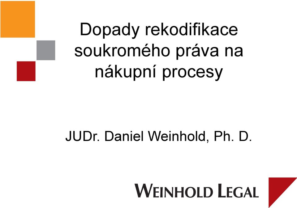 nákupní procesy JUDr.