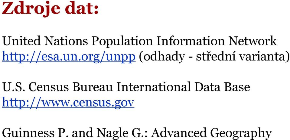 org/unpp (odhady - střední varianta) U.S.