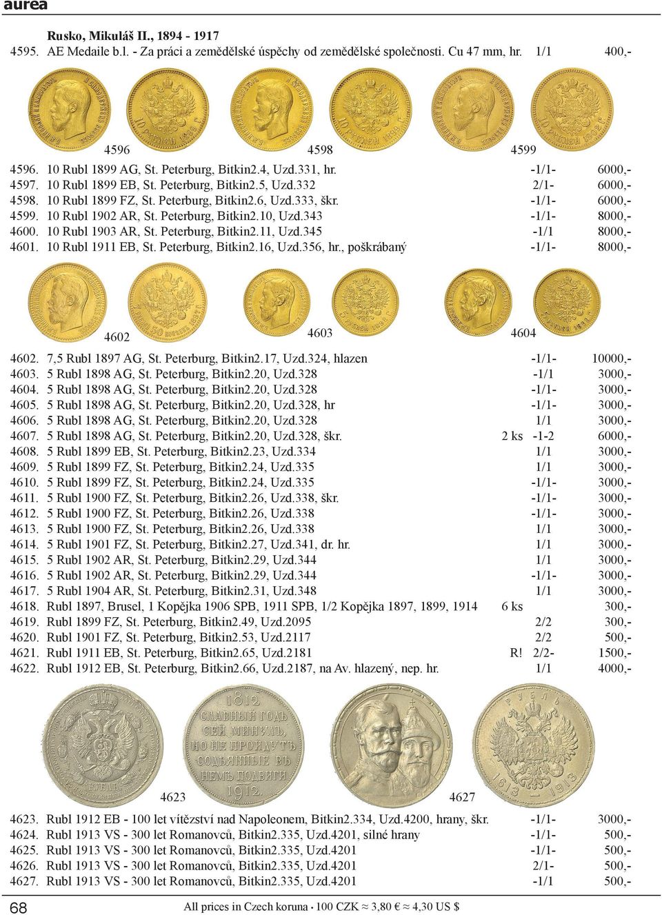 Peterburg, Bitkin2.17, Uzd.324, hlazen 5 Rubl 1898 AG, St. Peterburg, Bitkin2.20, Uzd.328-1/1 5 Rubl 1898 AG, St. Peterburg, Bitkin2.20, Uzd.328 5 Rubl 1898 AG, St. Peterburg, Bitkin2.20, Uzd.328, hr 5 Rubl 1898 AG, St.